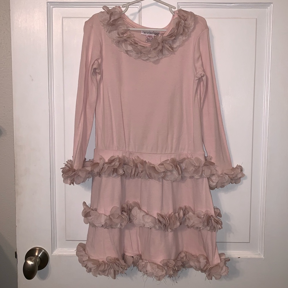 Halabaloo pink dress size 6.
